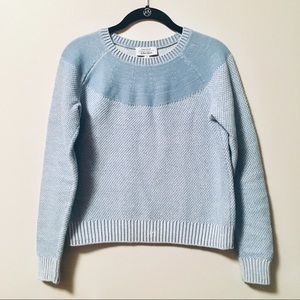 & Other Stories Blue Cotton Sweater